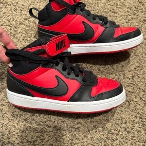 Nike Black and Red Sneakers